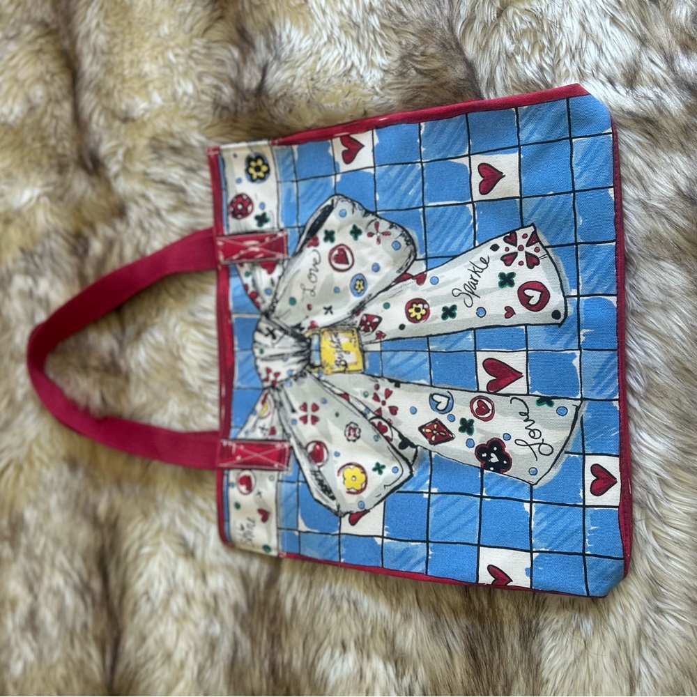 Brighton Blue and Red  Tote